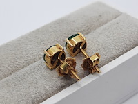 Granaatkralen collier, paar oorstekers en 1x hanger - afbeelding 7 van  19