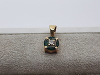 Granaatkralen collier, paar oorstekers en 1x hanger - afbeelding 9 van  19