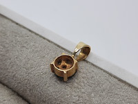 Granaatkralen collier, paar oorstekers en 1x hanger - afbeelding 11 van  19