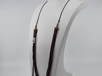 Granaatkralen collier, paar oorstekers en 1x hanger - afbeelding 12 van  19