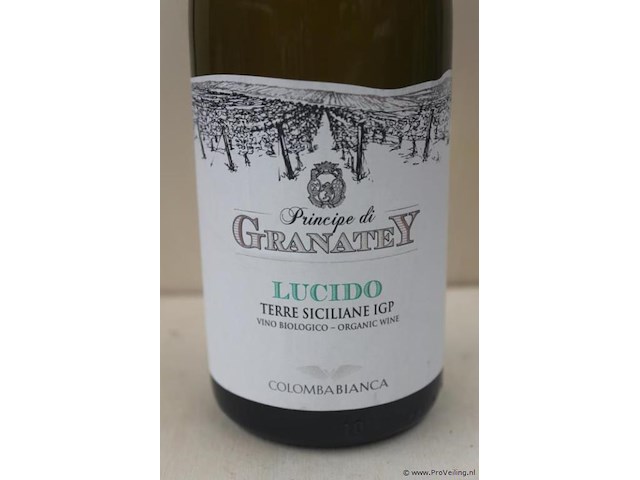 Granatey lucido witte wijn - 75 cl - winkelverkoopprijs € 7.40 - afbeelding 2 van  3