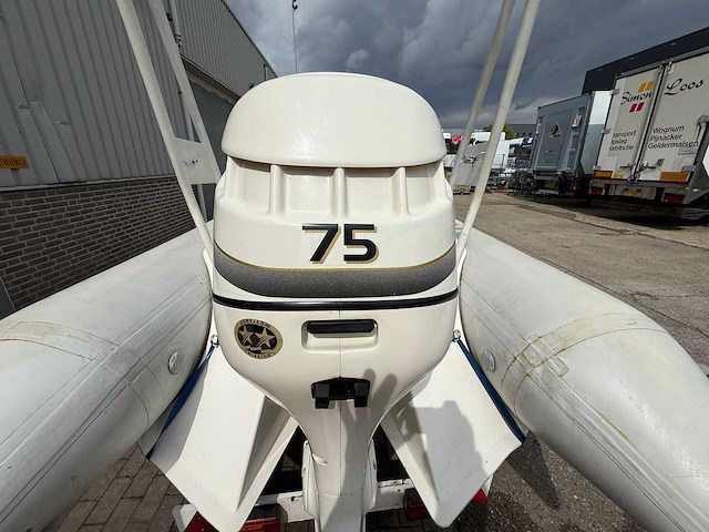 Grand goldenline rib boot met trailer en buitenboordmotor 75pk - afbeelding 8 van  35