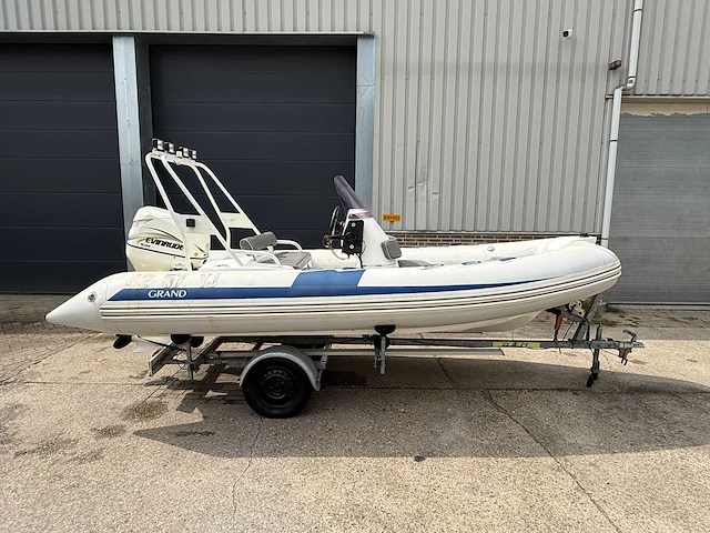 Grand goldenline rib boot met trailer en buitenboordmotor 75pk - afbeelding 11 van  35