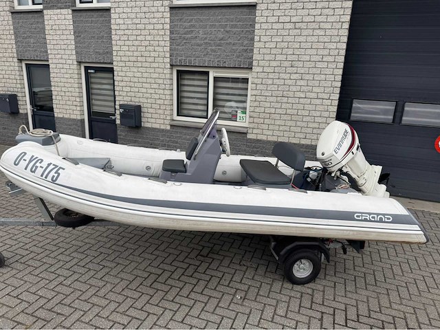 Grand s420n 50pk evinrude rib boot - afbeelding 2 van  17