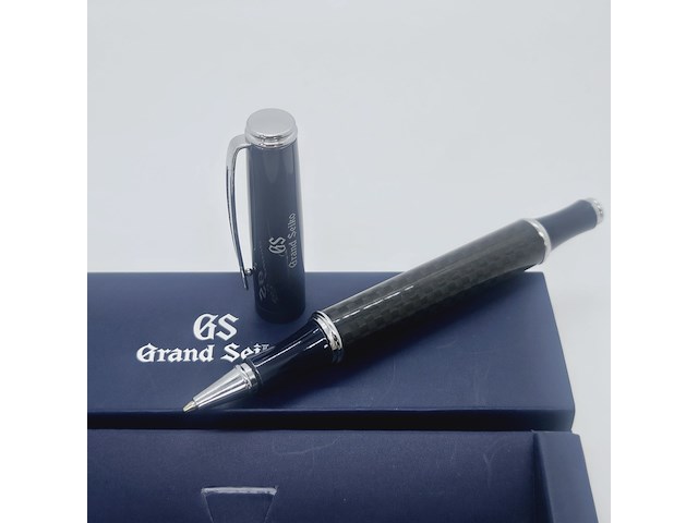 Grand seiko carbon balpen - inclusief grand seiko doos - afbeelding 1 van  9