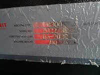 Granit - g300 - 2022 - slangafkortmachine - afbeelding 3 van  4