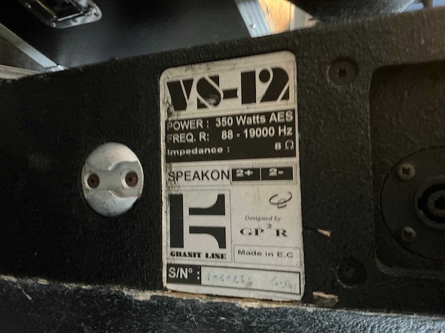 Granit line vs12 monitor/top speaker (2x) - afbeelding 4 van  5