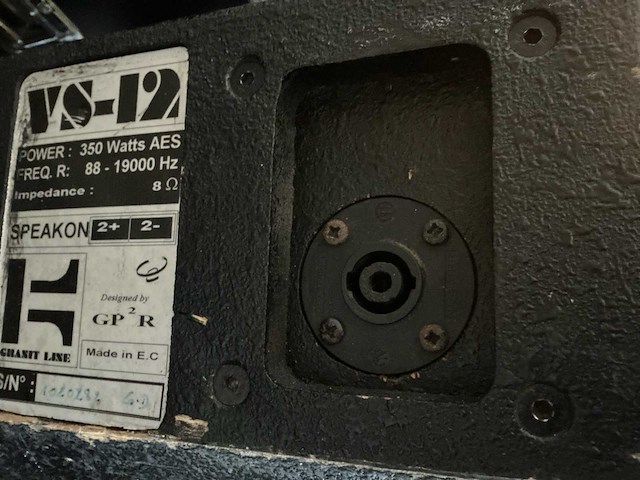 Granit line vs12 monitor/top speaker (2x) - afbeelding 5 van  5