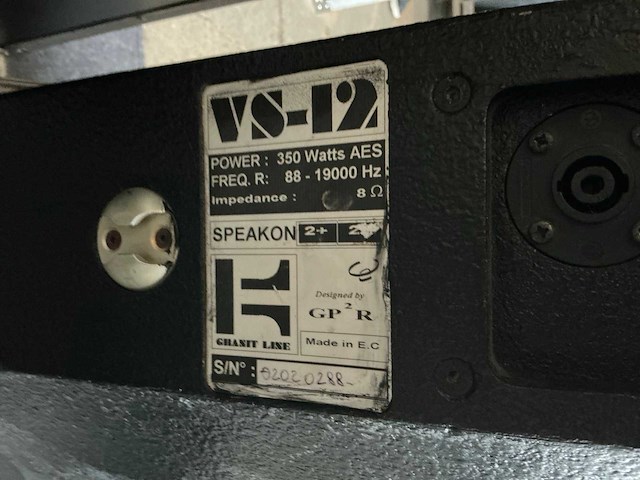 Granit line vs12 monitor/top speaker (2x) - afbeelding 4 van  4