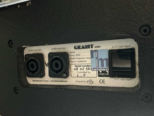 Granit line vs15 monitor/top speaker (2x) - afbeelding 4 van  4