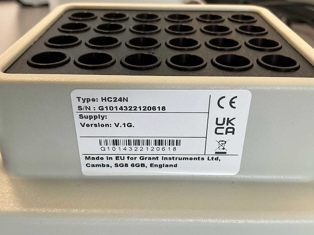 Grant-bio pcmt hc24n thermo shaker - afbeelding 5 van  6