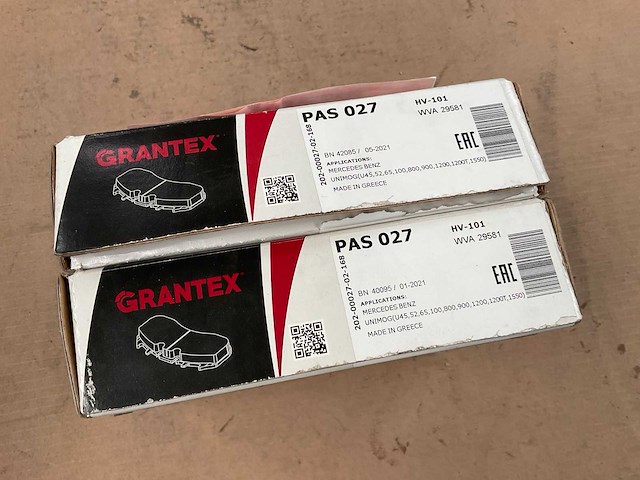 Grantex pas-027 vehicle brake pads (2x) - afbeelding 3 van  4