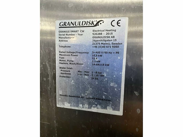 Granuldisk - granule smart cw - granulaat vaatwasmachine - afbeelding 2 van  10