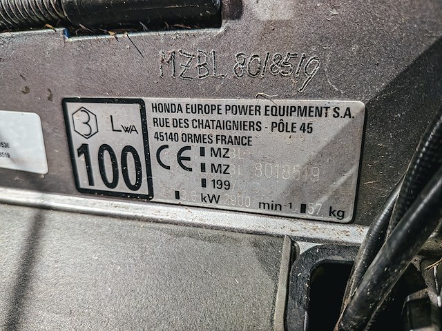 Grasmaaier, honda, hrd 536, 1997 - afbeelding 5 van  14