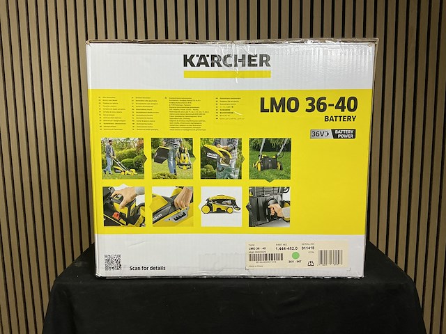 Grasmaaier kärcher, lom 36-40, geel/zwart - afbeelding 2 van  5