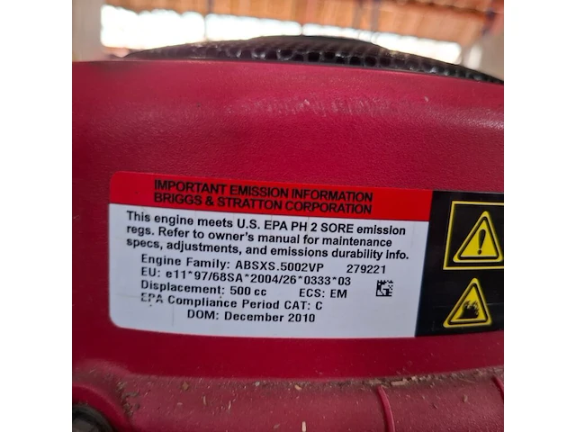 Grasmaaier motor b&s, powerbuilt 4 series 155 | 500cc - afbeelding 5 van  7