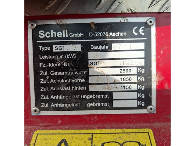 Grasmaaier, shell, sg 100, 2007 - afbeelding 26 van  48