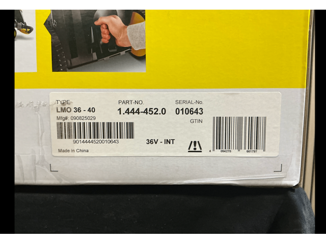 Grasmaaimachine kärcher, lmo36-40 battery set - afbeelding 3 van  4