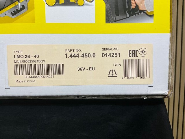 Grasmaaimachine kärcher, lmo36-40 - afbeelding 4 van  6