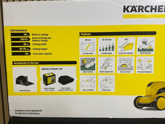 Grasmaaimachine kärcher, lmo36-40 - afbeelding 6 van  6