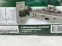 Grass tiomos kastscharnier half opliggend (12x) - afbeelding 3 van  6