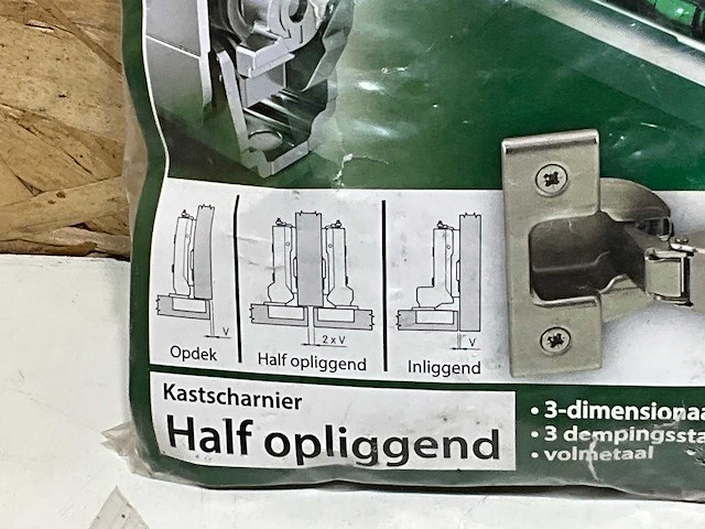 Grass tiomos kastscharnier half opliggend (12x) - afbeelding 4 van  6