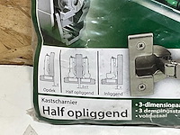 Grass tiomos kastscharnier half opliggend (12x) - afbeelding 4 van  6