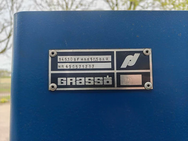 Grassair - 1987 - s45.10 - schroefcompressor - afbeelding 4 van  9