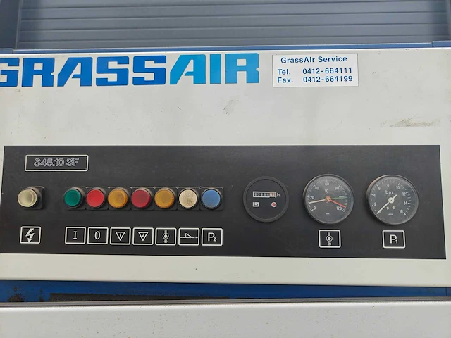 Grassair - 1987 - s45.10 - schroefcompressor - afbeelding 8 van  9