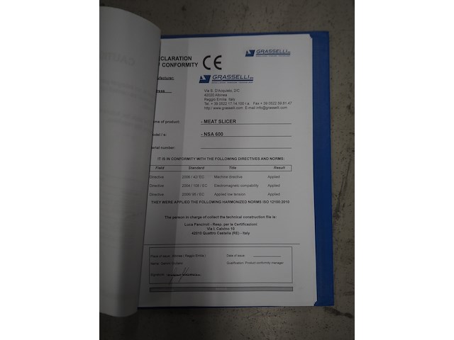 Grasselli spa - afbeelding 9 van  17