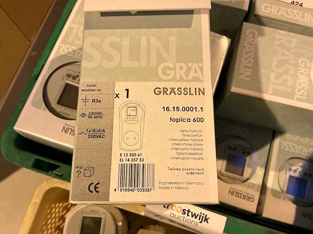 Grässlin topica 600 tijdschakelaar (35x) - afbeelding 2 van  5