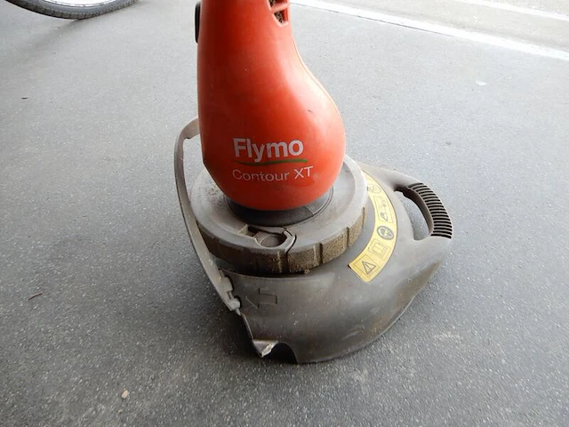 Grastrimmer elektrisch, flymo, contour xt, oranje - afbeelding 3 van  5