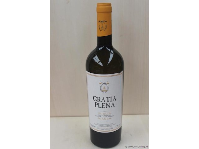 Gratia plena witte wijn - 75 cl - winkelverkoopprijs € 12.95 - afbeelding 1 van  3