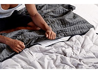 Gravity premium weighted blanket 122x180cm 11kg - afbeelding 3 van  4