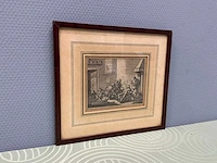 Gravure herbergcène 265x240 mm - afbeelding 3 van  6