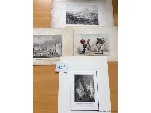 Gravures 4st - afbeelding 1 van  3