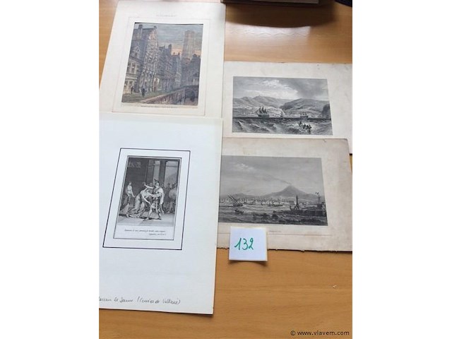 Gravures 4st - afbeelding 1 van  3