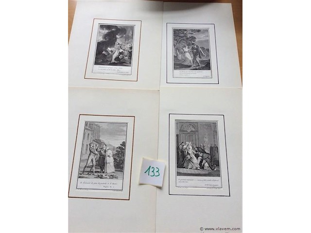 Gravures 4st - afbeelding 1 van  3