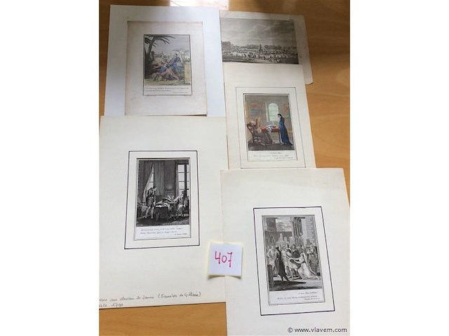 Gravures 5st - afbeelding 1 van  3