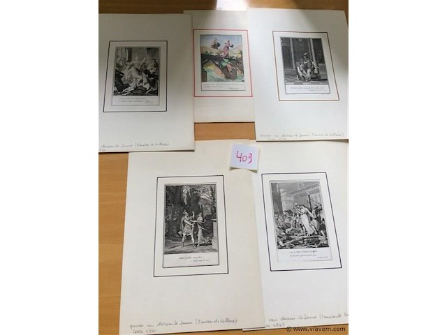 Gravures 5st - afbeelding 1 van  3