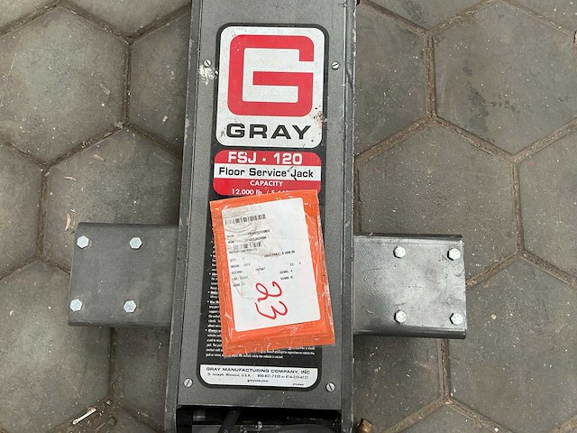 Gray fsj-120 garagekrik - afbeelding 4 van  4