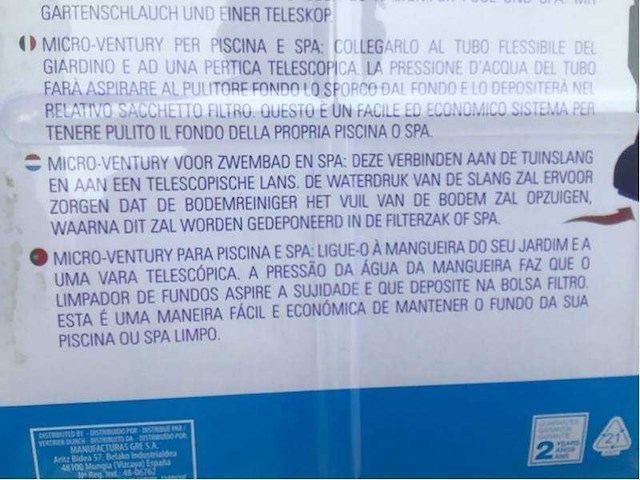Gre - bodemzuiger - micro ventury - zwembad accesoire - afbeelding 5 van  5