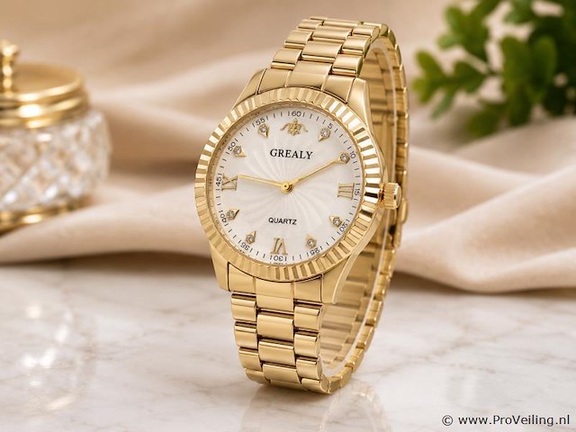 Grealy oro blanco - luxe dames horloge - afbeelding 1 van  1