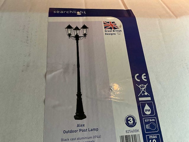 Great britisch design 3 voudig lantaarn - afbeelding 2 van  3