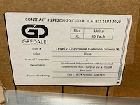 Gredale xl disposable isolation gowns (1440x) - afbeelding 4 van  4