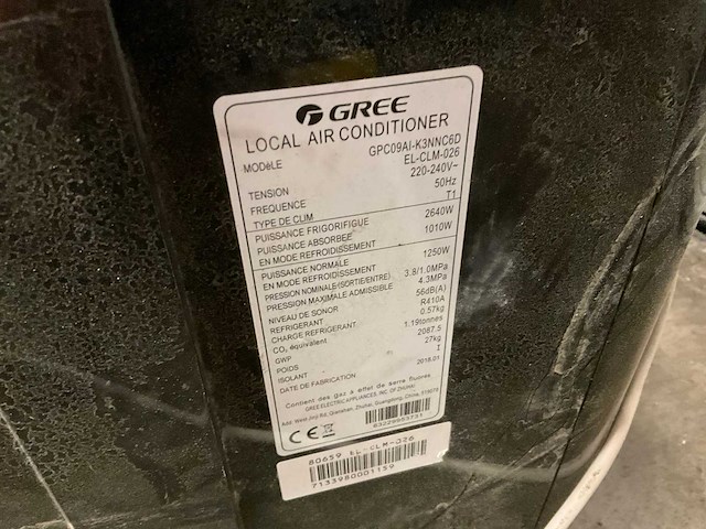 Gree mobiele airco (3x) - afbeelding 6 van  6
