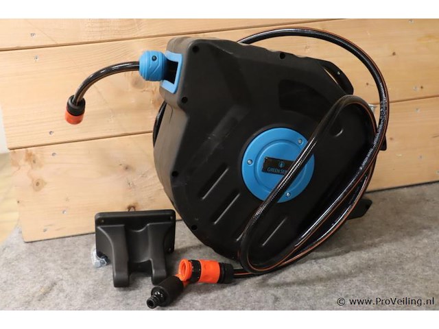 Green series automatisch oprolbare tuinslanghaspel, 20mtr - nieuw - afbeelding 2 van  7