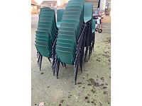 Green stackchair - canteen chair (81x) - afbeelding 4 van  6