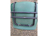 Green stackchair - canteen chair (81x) - afbeelding 5 van  6