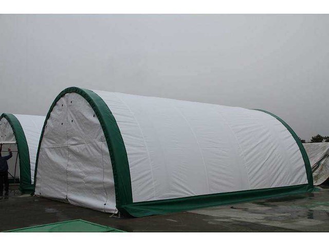 Greenland - 2025 - 6.10x6.10x3.65 meter - opslagtent/ magazijntent army green - afbeelding 1 van  9
